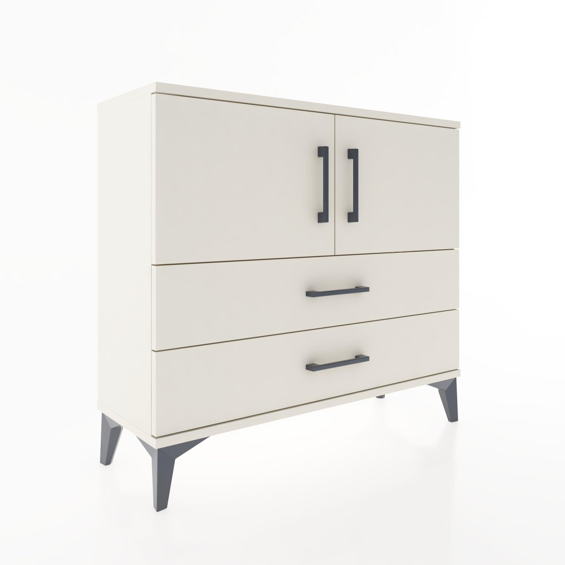 Woodntry Modüler Şifonyer Kapak ve Çekmeceli T1 88x30x94 cm Aytaşı - Woodntry