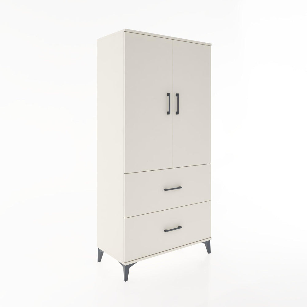 Woodntry Modüler Dolap Aytaşı 88x44x170 cm Kapaklı ve Çekmeceli KC21-1