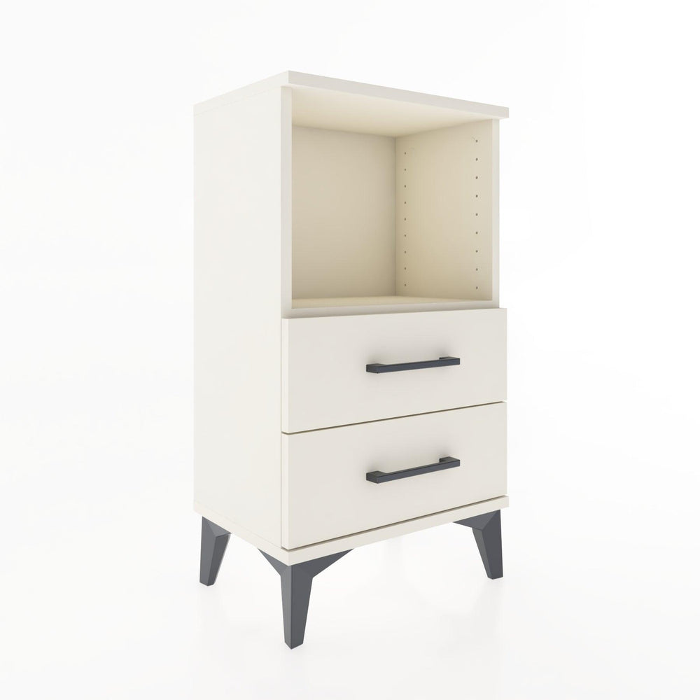 Woodntry Modüler Komodin 2 Çekmece ve Raflı V2 44x30x68 cm Aytaşı - Woodntry