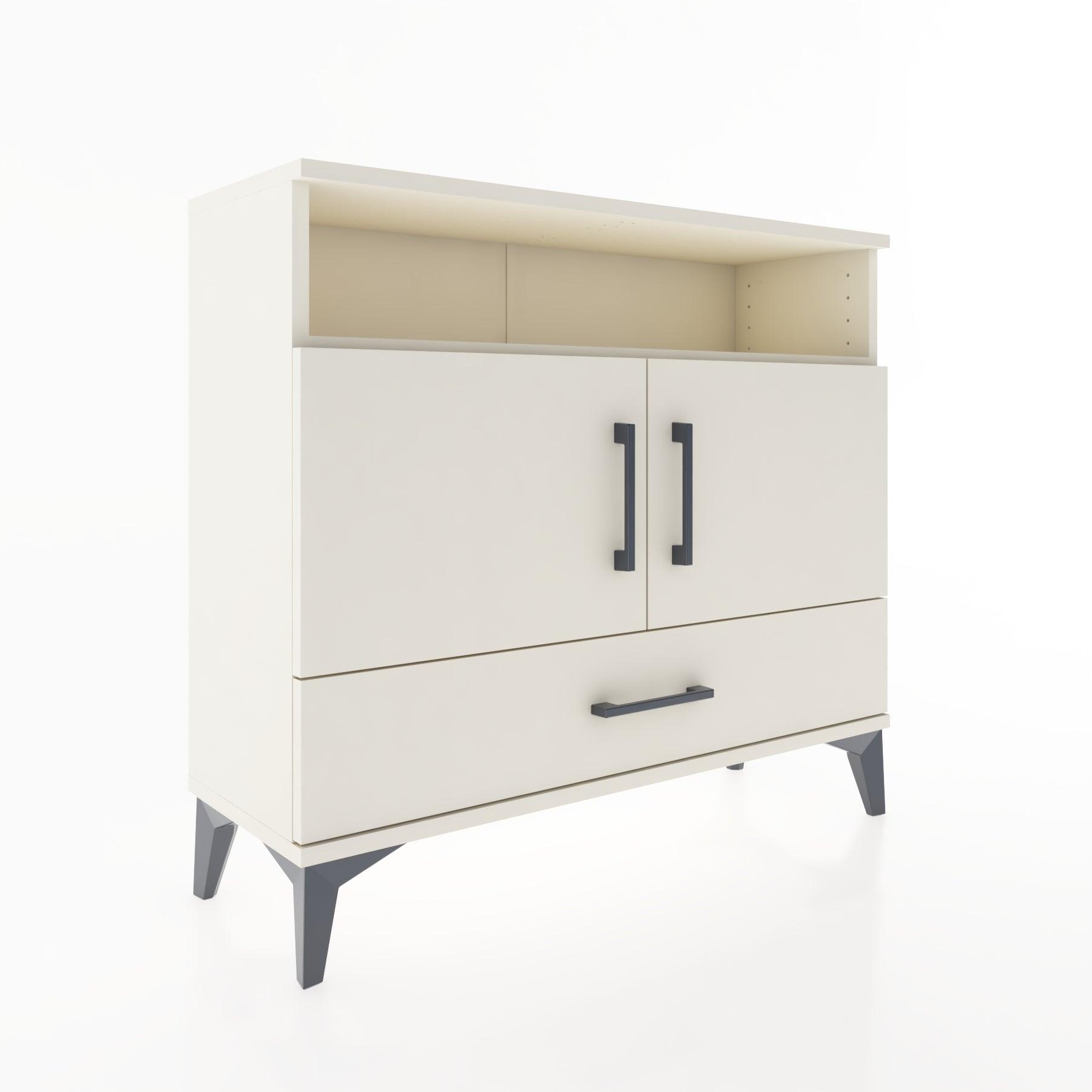 Woodntry Modüler Şifonyer Raf Kapak Çekmeceli 88x30x68 cm Aytaşı - Woodntry