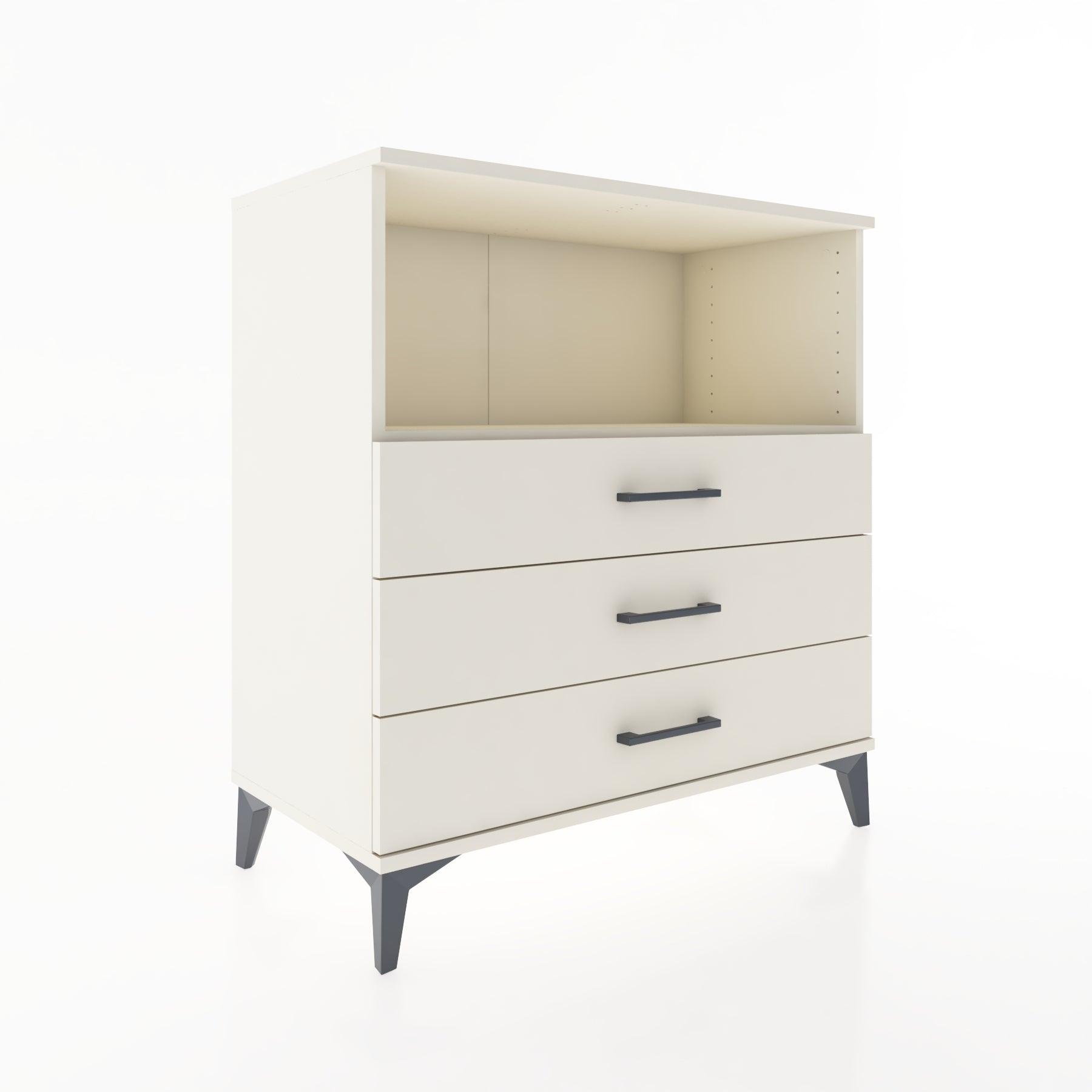 Woodntry Modüler Şifonyer Aytaşı 88x44x84 cm Çekmeceli ve Raflı CR18-1