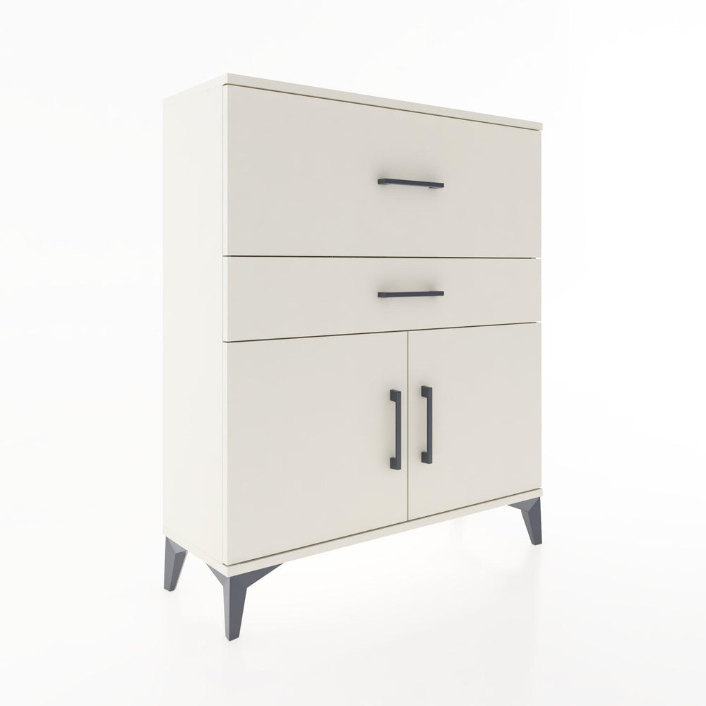 Woodntry Modüler Şifonyer Aytaşı 88x30x94 cm Kapaklı ve Çekmeceli KC12-1