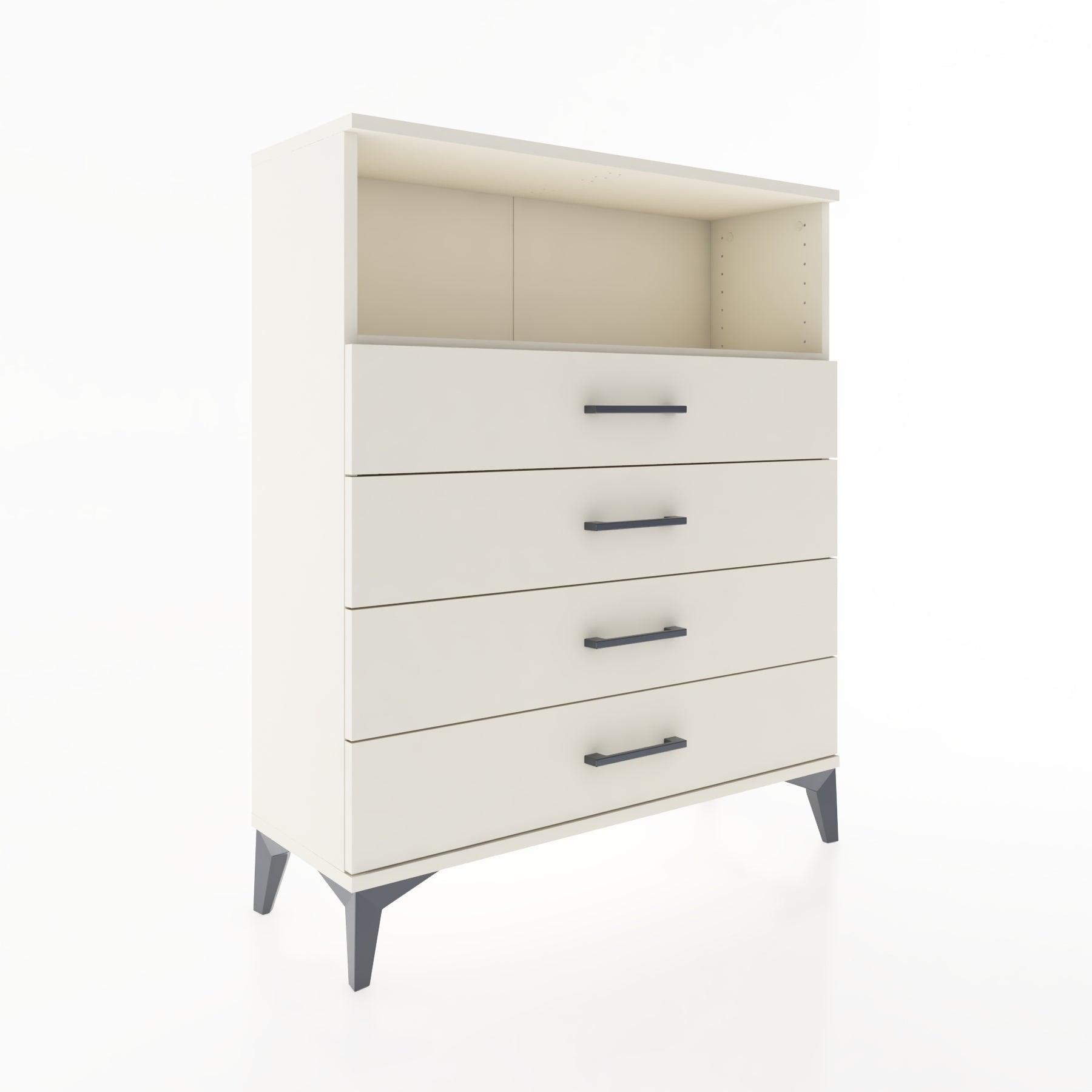 Woodntry Modüler Şifonyer Aytaşı 88x30x94 cm Çekmeceli ve Raflı CR19-1