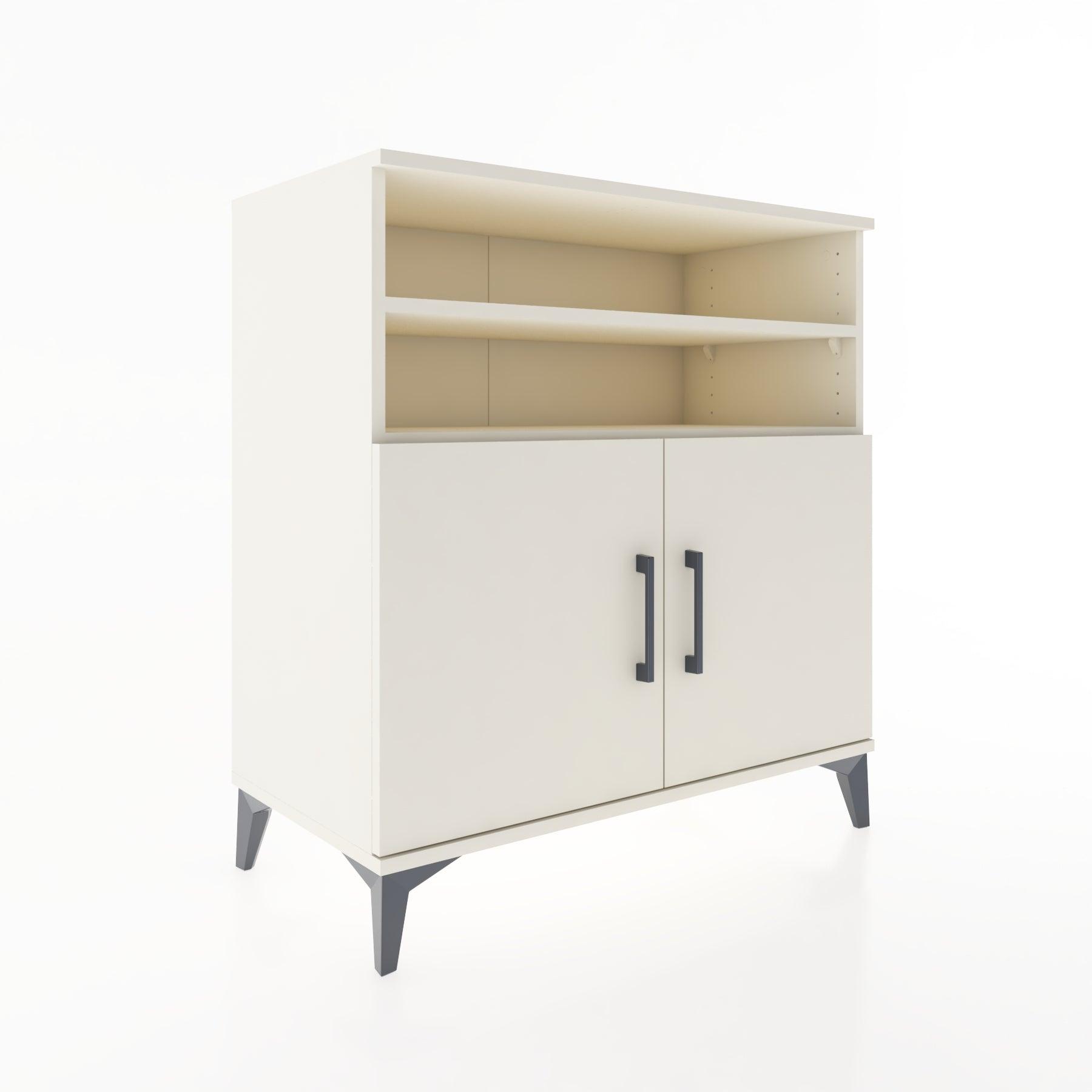 Woodntry Modular Dresser Moonstone 88x44x84 cm with Cover and Shelf KR39-1
