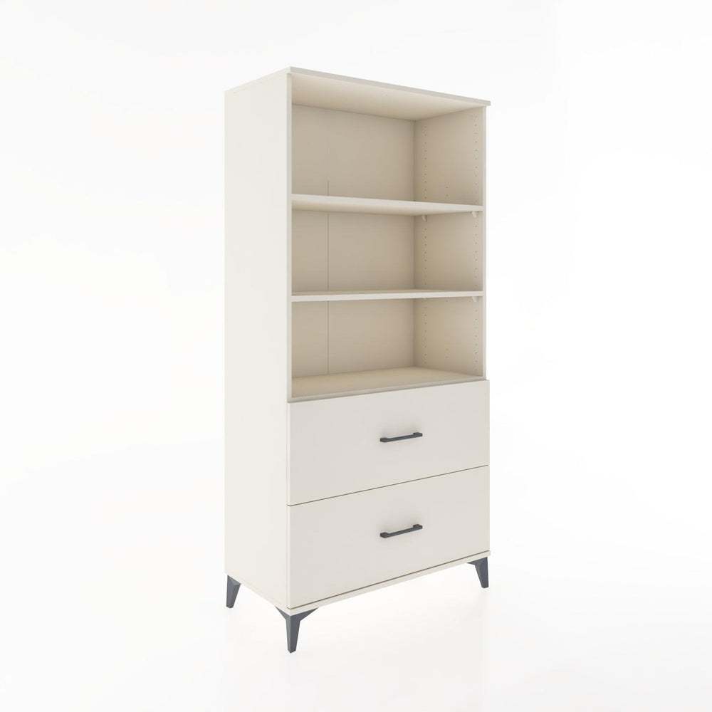 Woodntry Modular Cabinet Moonstone 88x44x170 cm with Drawers and Shelves CR49-1