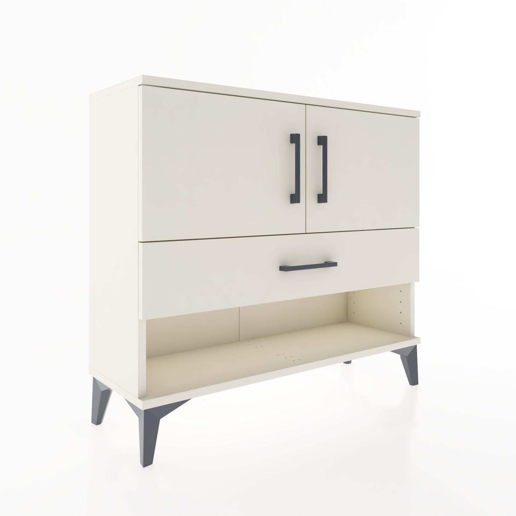 Woodntry Modüler Şifonyer Kapak ve Çekmeceli V4 88x30x68 cm Aytaşı - Woodntry