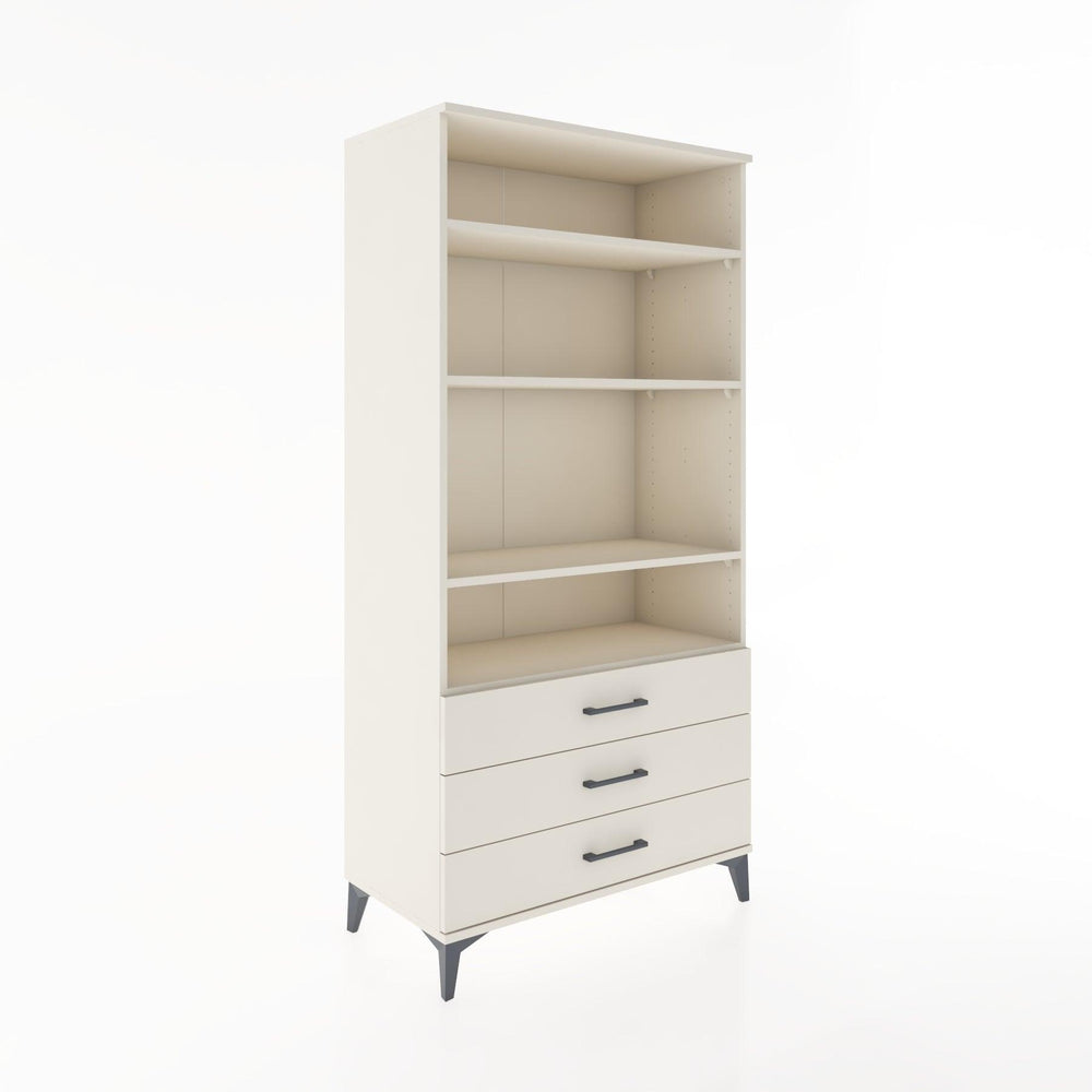 Woodntry Modular Cabinet Moonstone 88x44x170 cm with Drawers and Shelves CR37-1