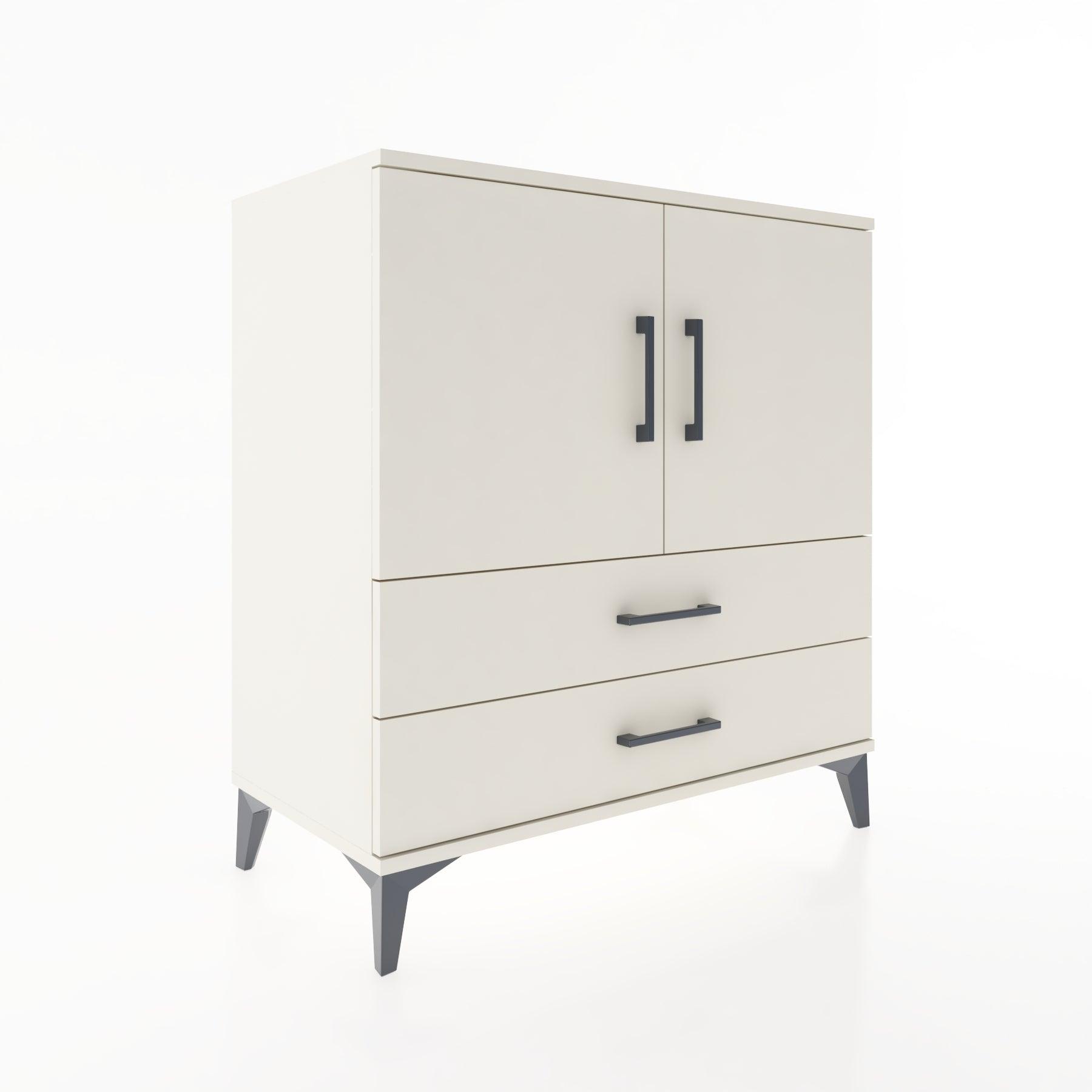 Woodntry Modular Dresser Moonstone 88x44x84 cm with Cover and Drawer KC22-1