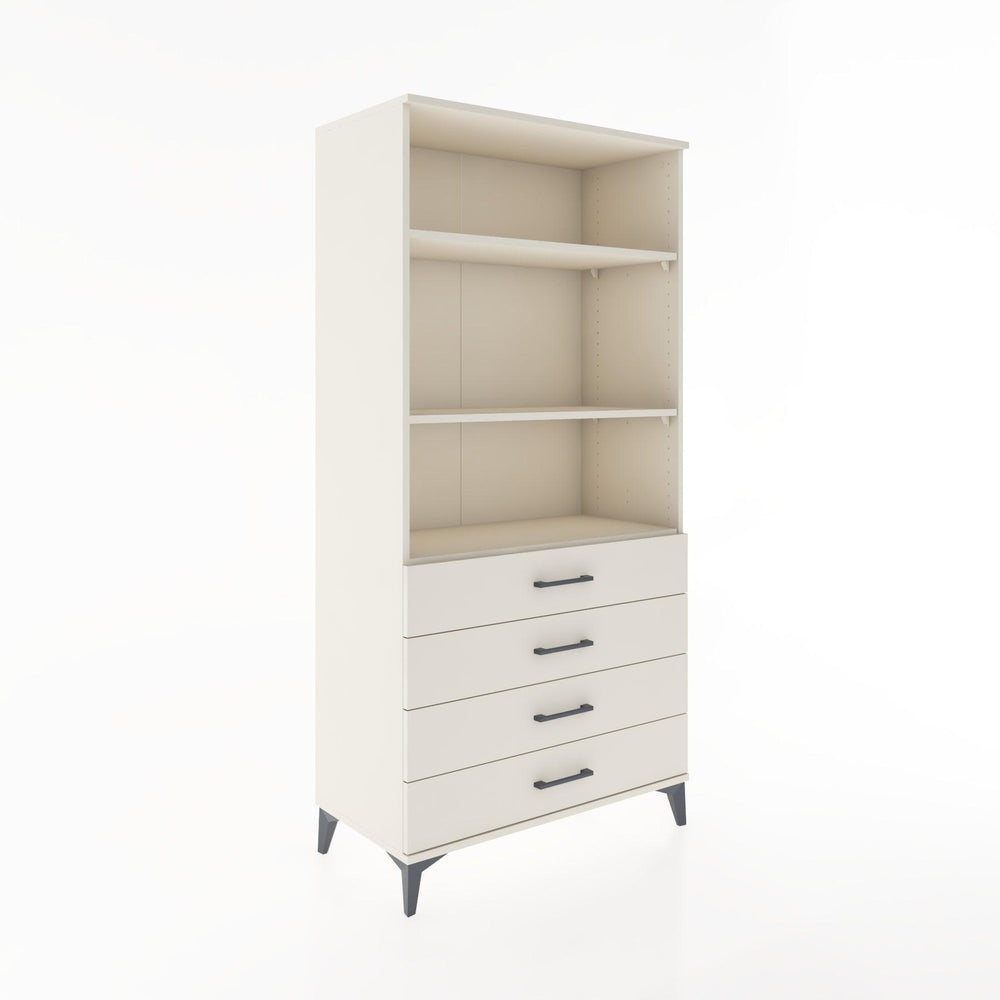 Woodntry Modular Cabinet Moonstone 88x44x170 cm with Drawers and Shelves CR36-1