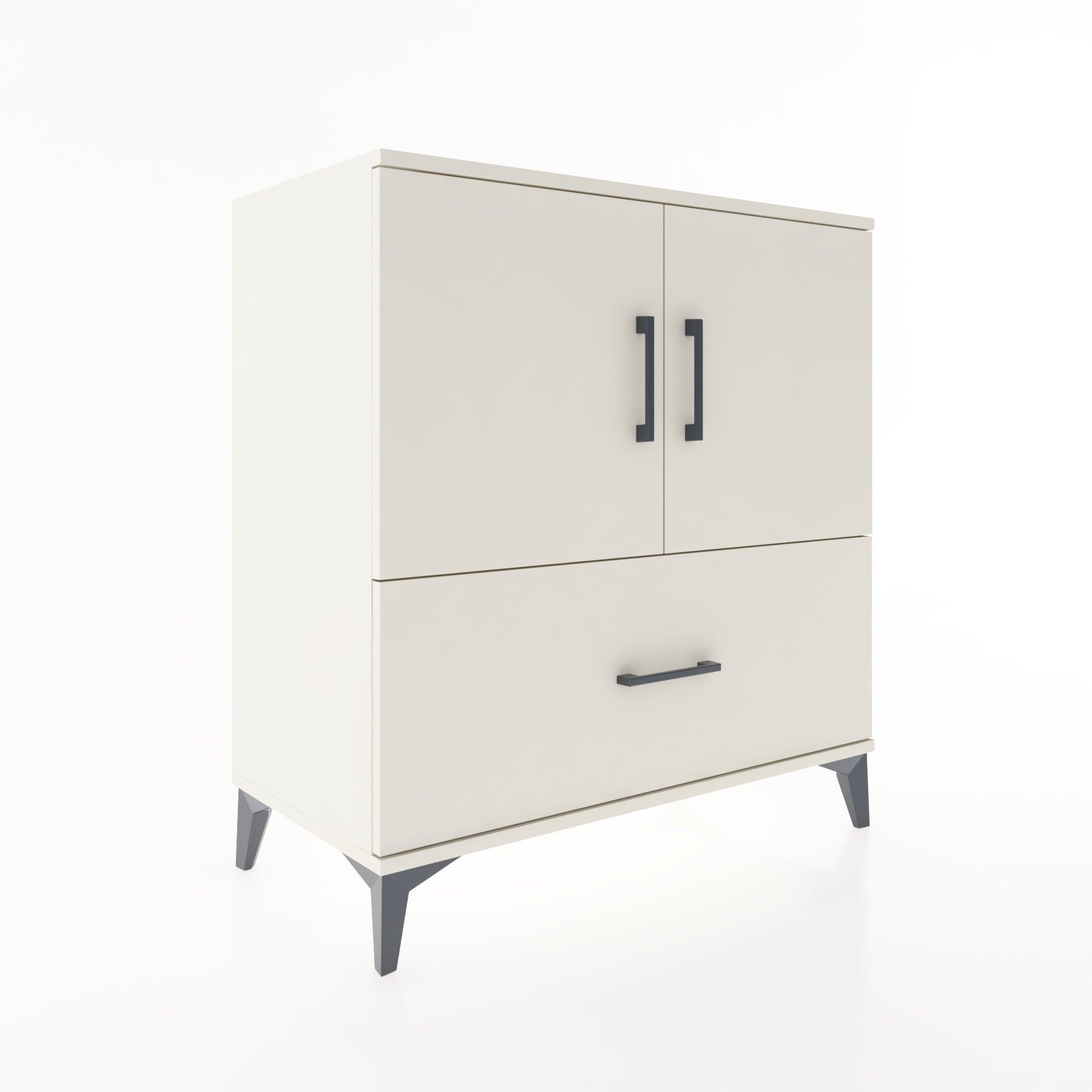 Woodntry Modular Dresser Moonstone 88x44x84 cm with Cover and Drawer KC48-1