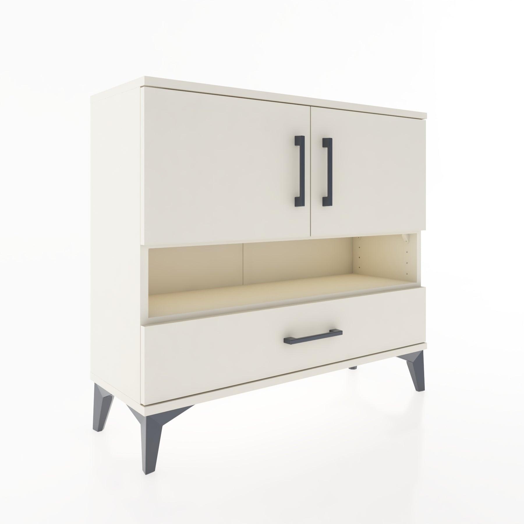 Woodntry Modüler Şifonyer İki Kapaklı T1 88x30x94 cm Aytaşı - Woodntry