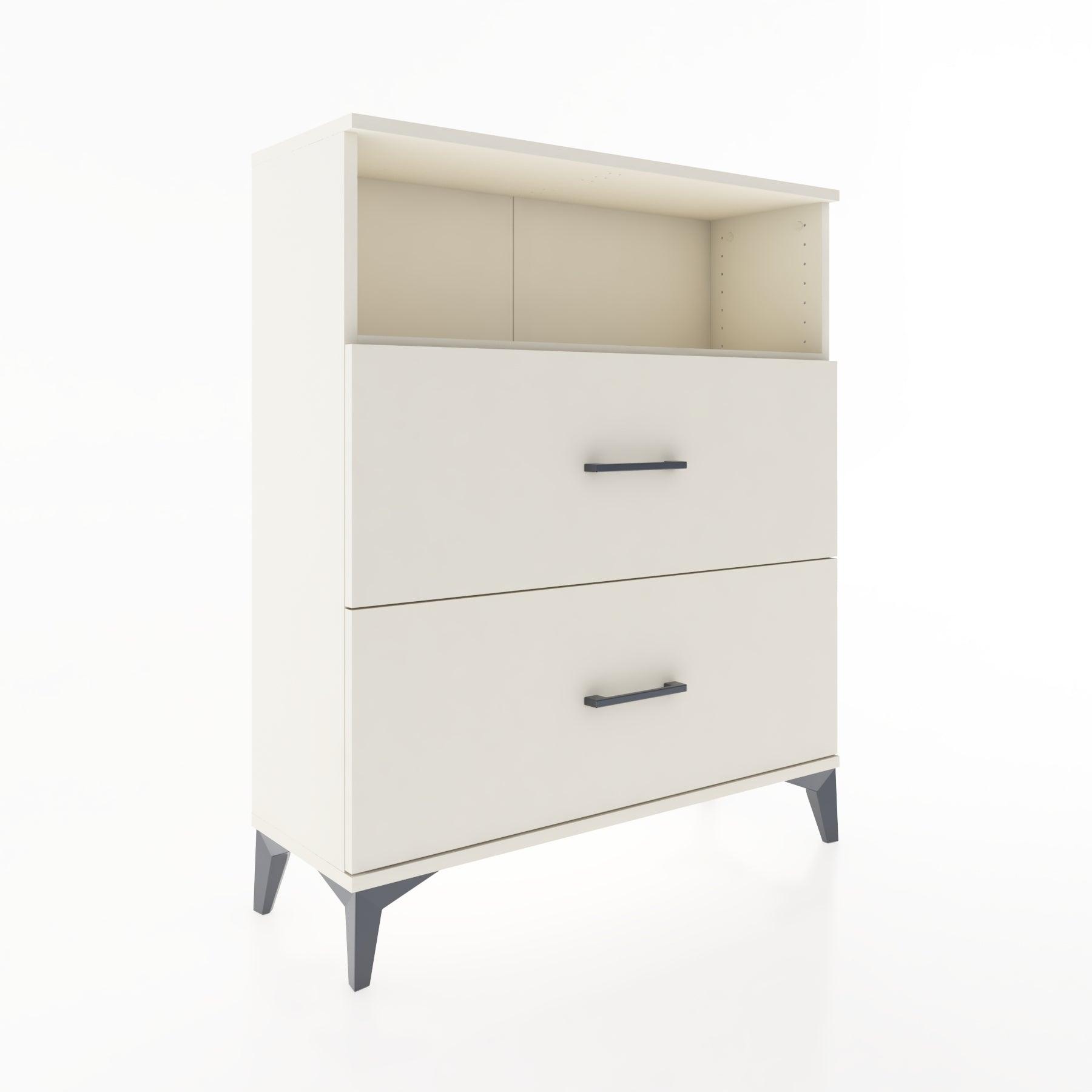 Woodntry Modular Dresser Moonstone 88x30x94 cm with Drawers and Shelves CR16-1