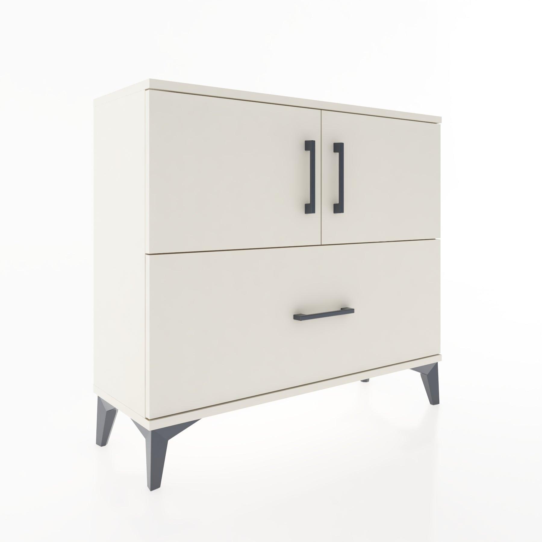 Woodntry Modüler Şifonyer Kapak ve Çekmeceli V2 88x30x68 cm Aytaşı - Woodntry