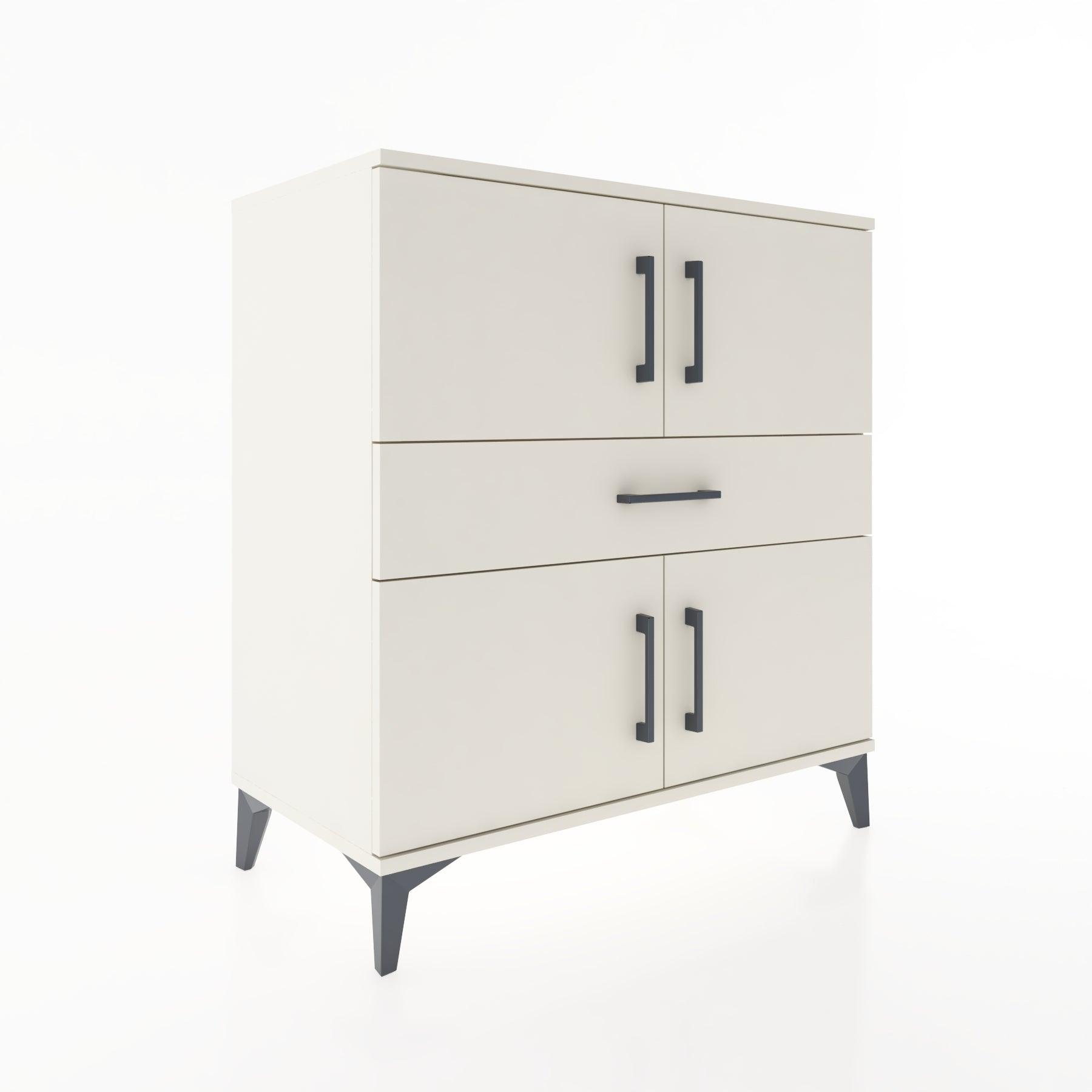 Woodntry Modular Dresser Moonstone 88x44x84 cm with Cover and Drawer KC101-1