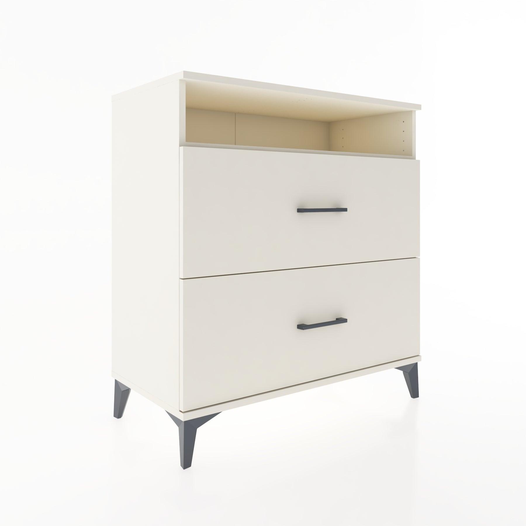 Woodntry Modüler Şifonyer Aytaşı 88x44x84 cm Çekmeceli ve Raflı CR3-1