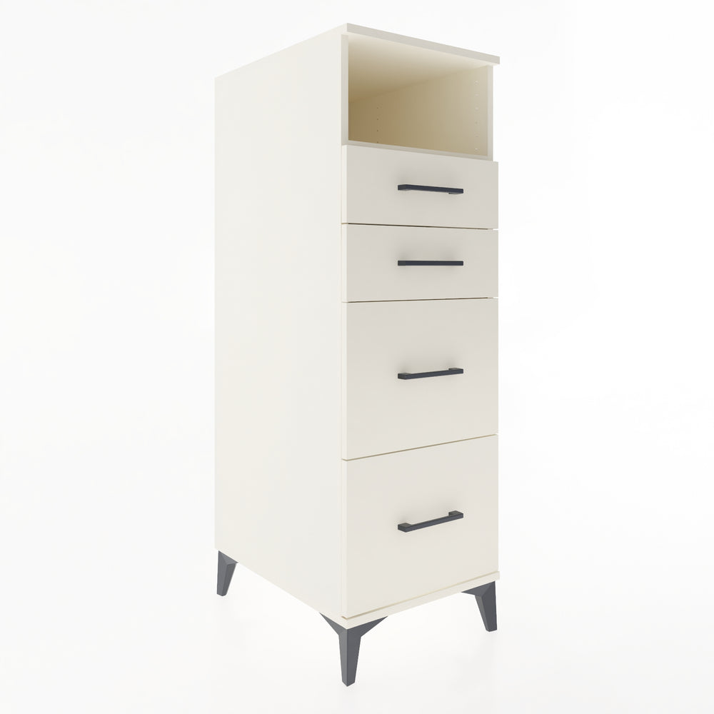 Woodntry Modular Cabinet Moonstone 44x59x122 cm with Drawers and Shelves CR101-1