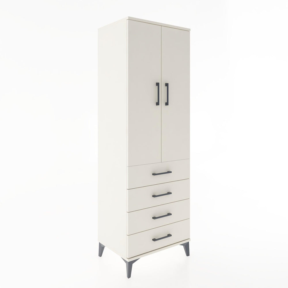 Woodntry Modular Cabinet Moonstone 60x44x170 cm with Doors and Drawers KC5-1