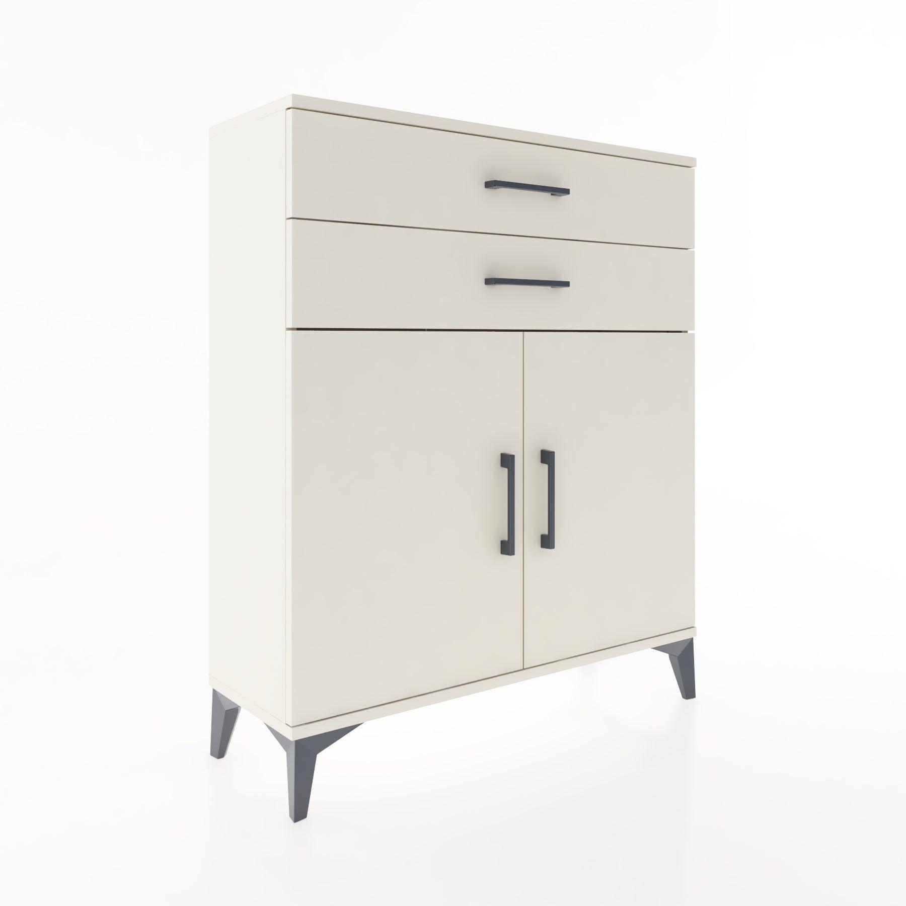 Woodntry Modüler Şifonyer Aytaşı 88x30x94 cm Kapaklı ve Çekmeceli KC3-1