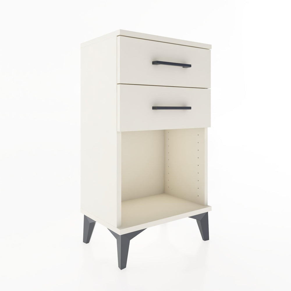 Woodntry Modüler Komodin 2 Çekmece ve Raflı V1 44x30x68 cm Aytaşı - Woodntry