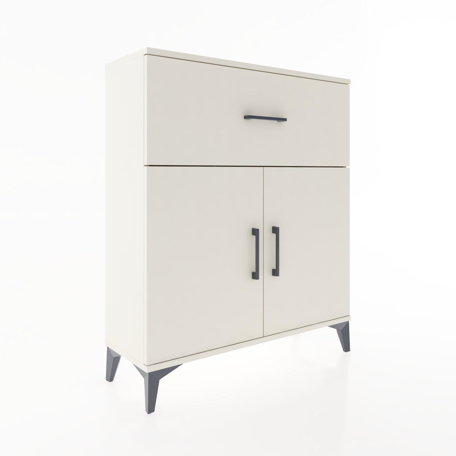 Woodntry Modüler Şifonyer Aytaşı 88x30x94 cm Kapaklı ve Çekmeceli KC9-1