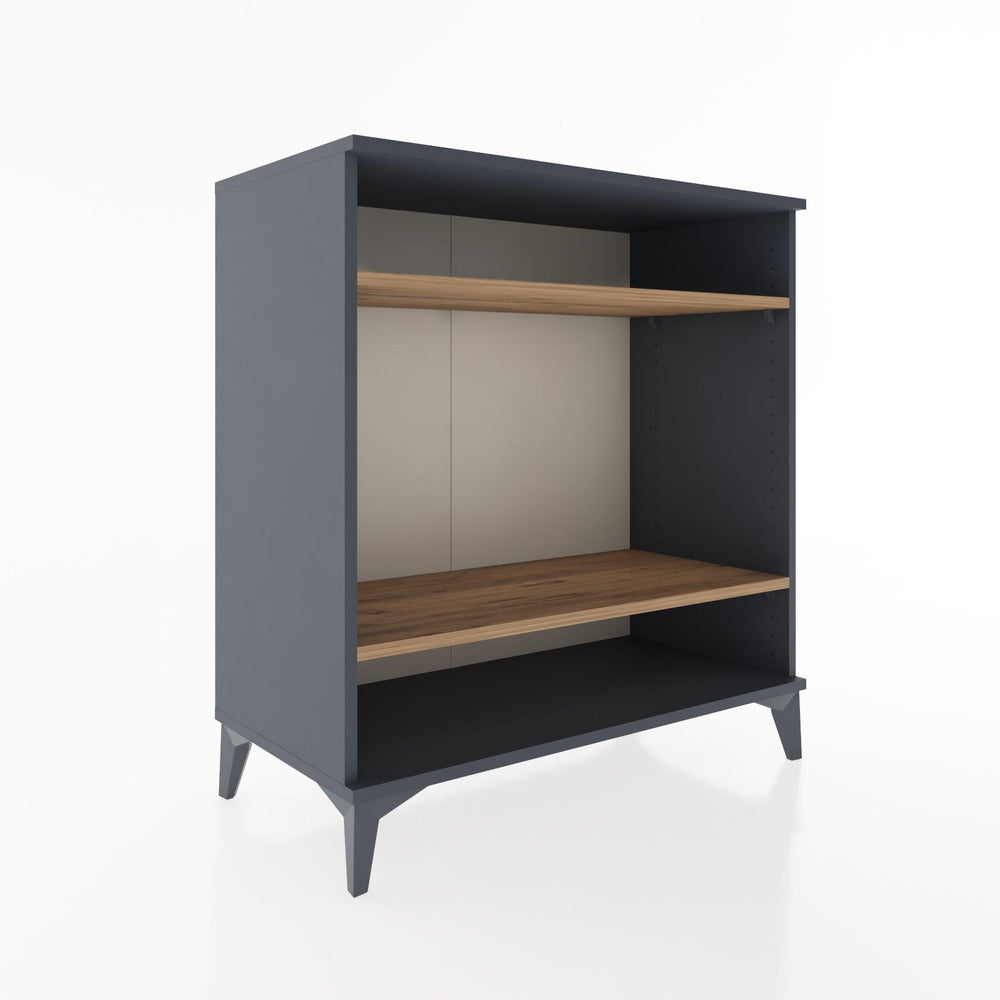 Woodntry Modüler Şifonyer Antrasit 88x44x84 cm Raflı R122-2