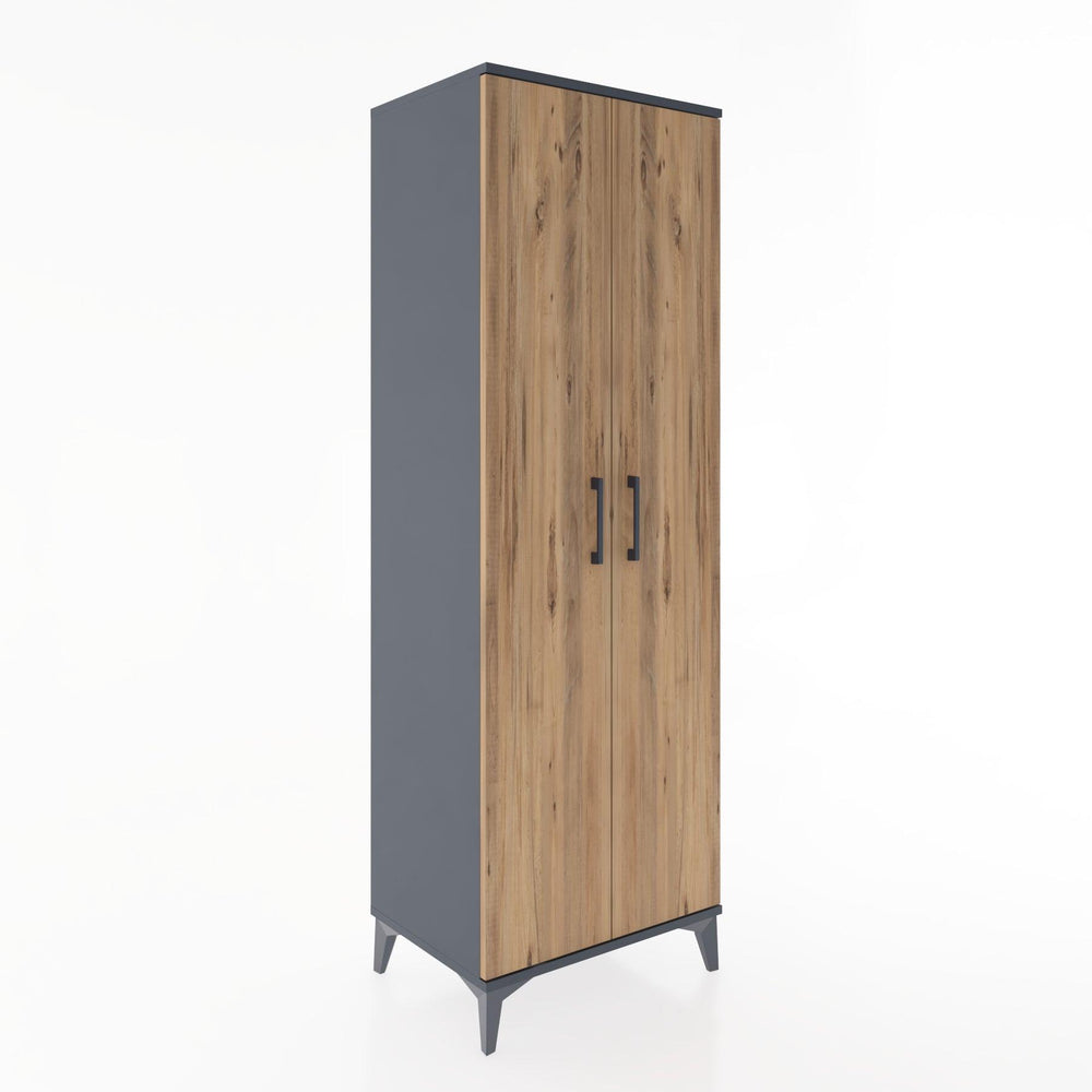 Woodntry Modüler Dolap Antrasit 60x44x170 cm Kapaklı K9-2