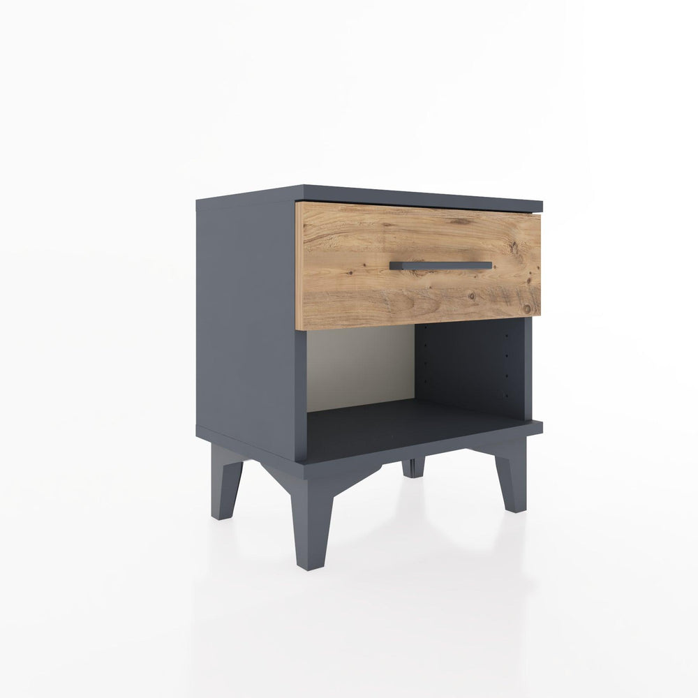 Woodntry Modüler Komodin Çekmece ve Raf 44x30x36 cm Antrasit - Woodntry