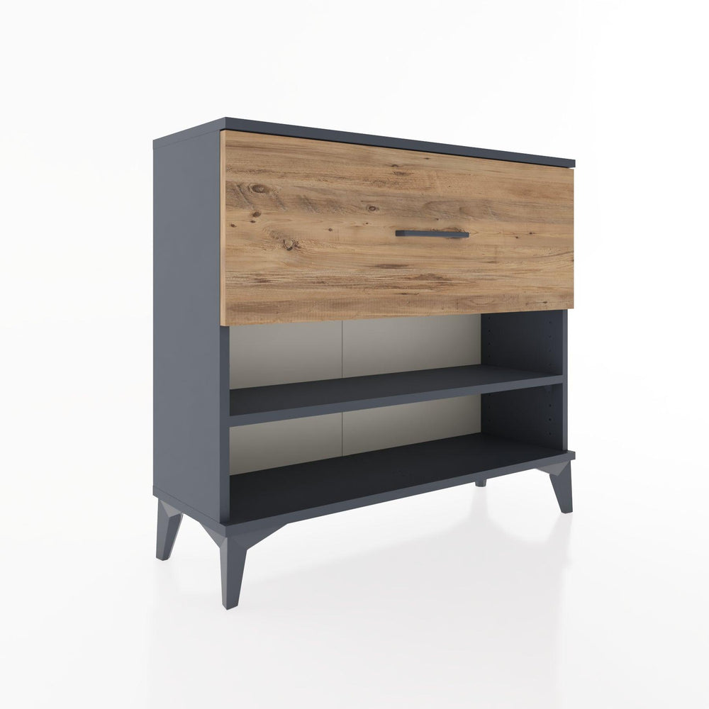 Woodntry Modüler Şifonyer Çekmece ve Raf 88x30x68 cm Antrasit - Woodntry