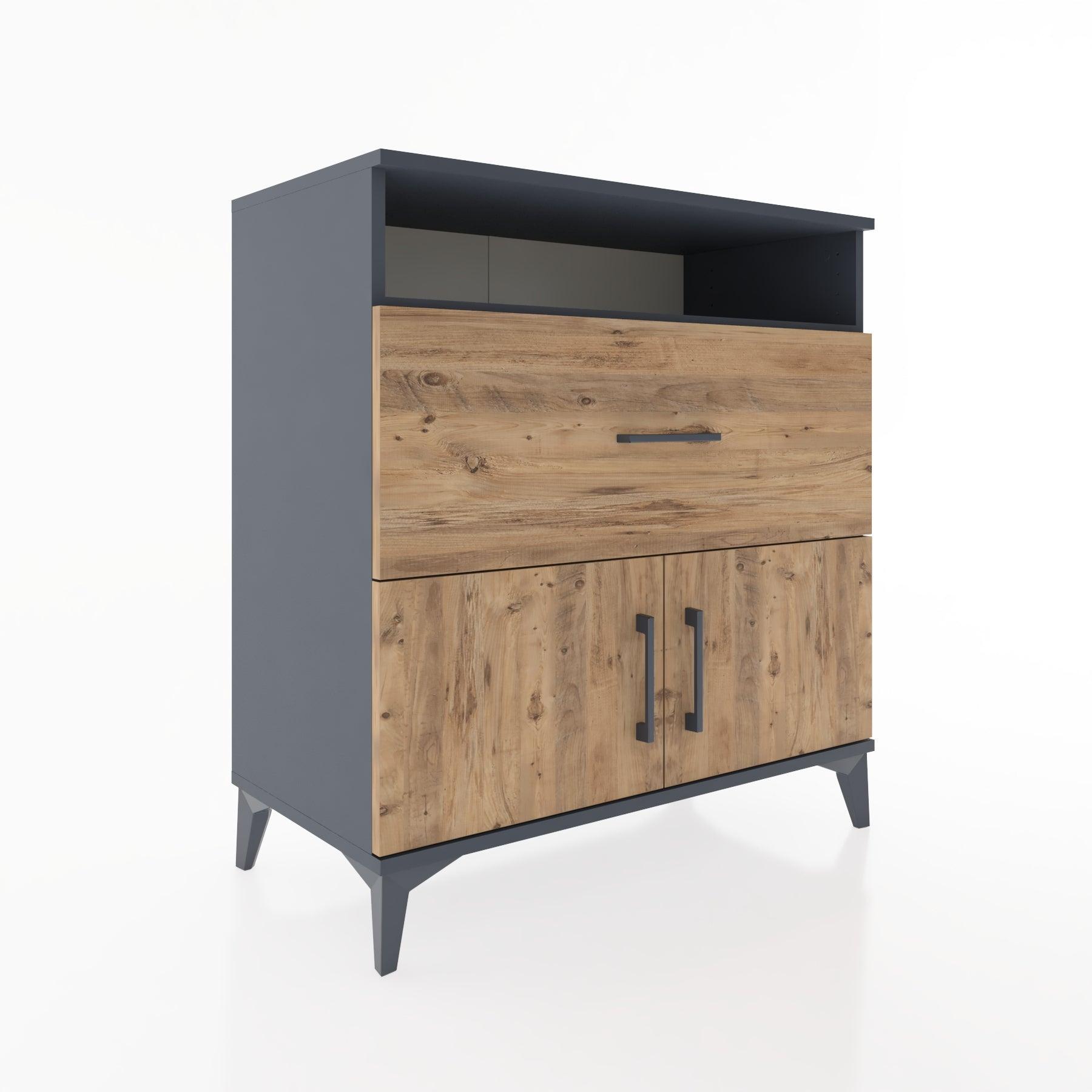 Woodntry Modular Dresser Anthracite 88x44x84 cm Functional F117-2