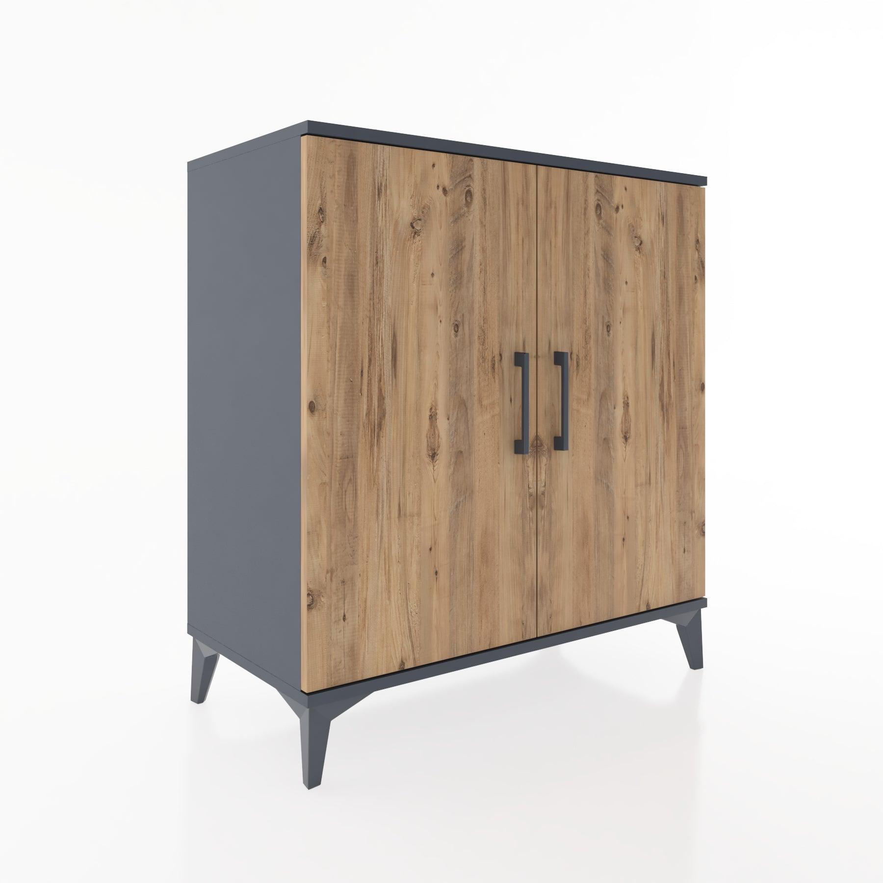 Woodntry Modular Dresser Anthracite 88x44x84 cm with Cover K88-2