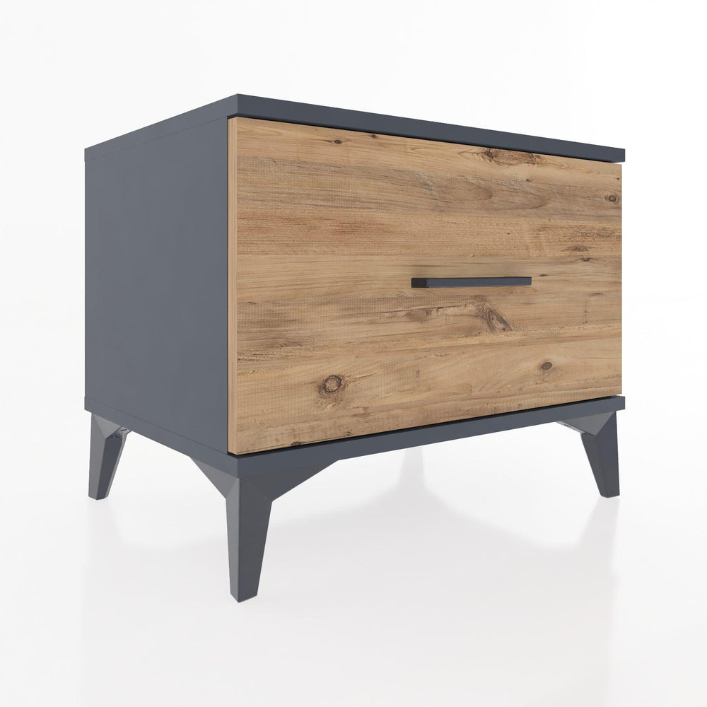 Woodntry Modular Nightstand Anthracite 60x44x68 cm Drawer C1-2