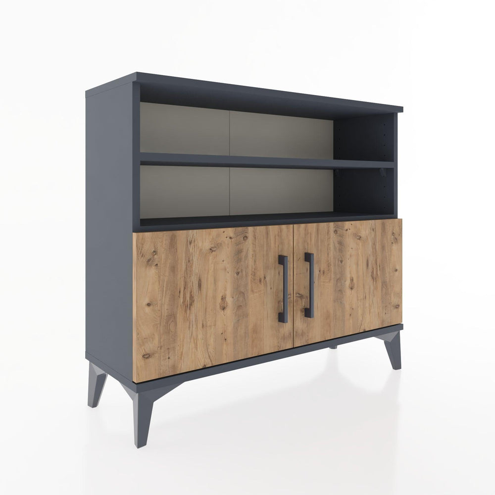 Woodntry Modüler Şifonyer Raf Çekmece Kapaklı 88x30x68 cm Çam - Woodntry