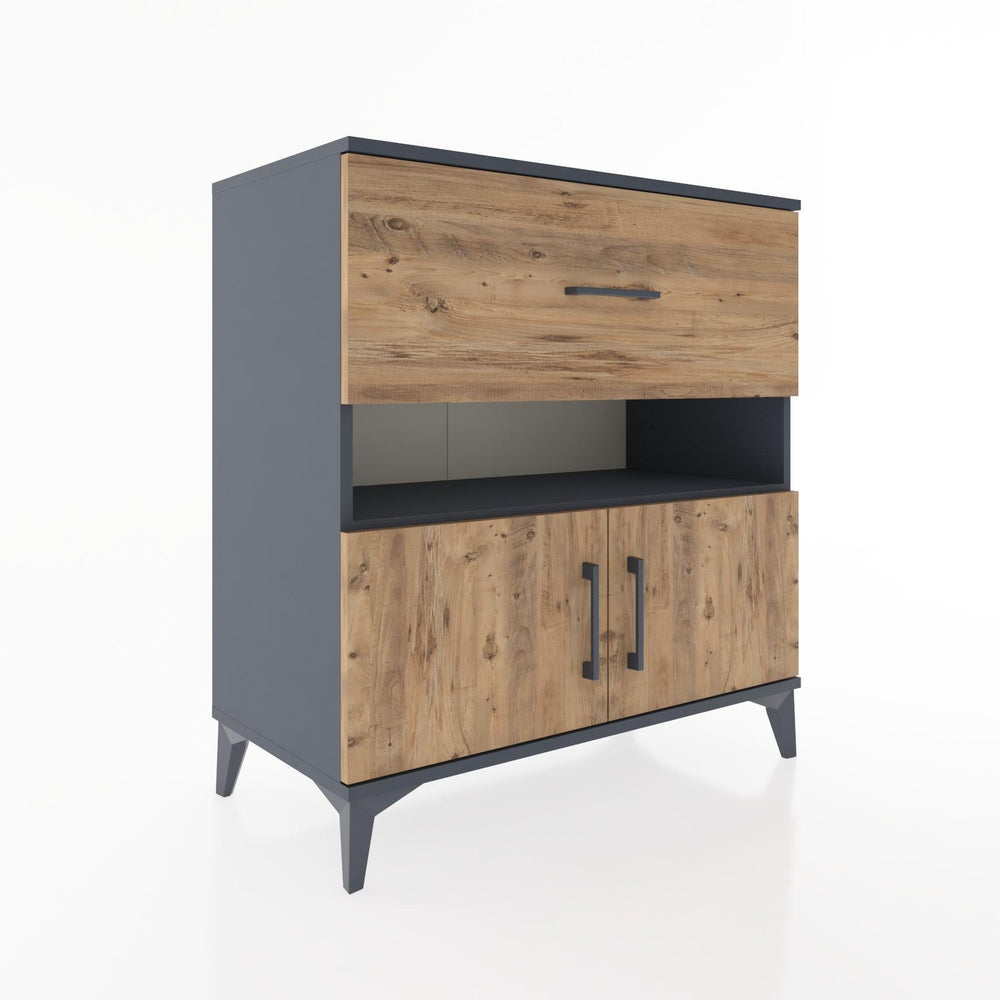 Woodntry Modular Dresser Anthracite 88x44x84 cm Functional F108-2