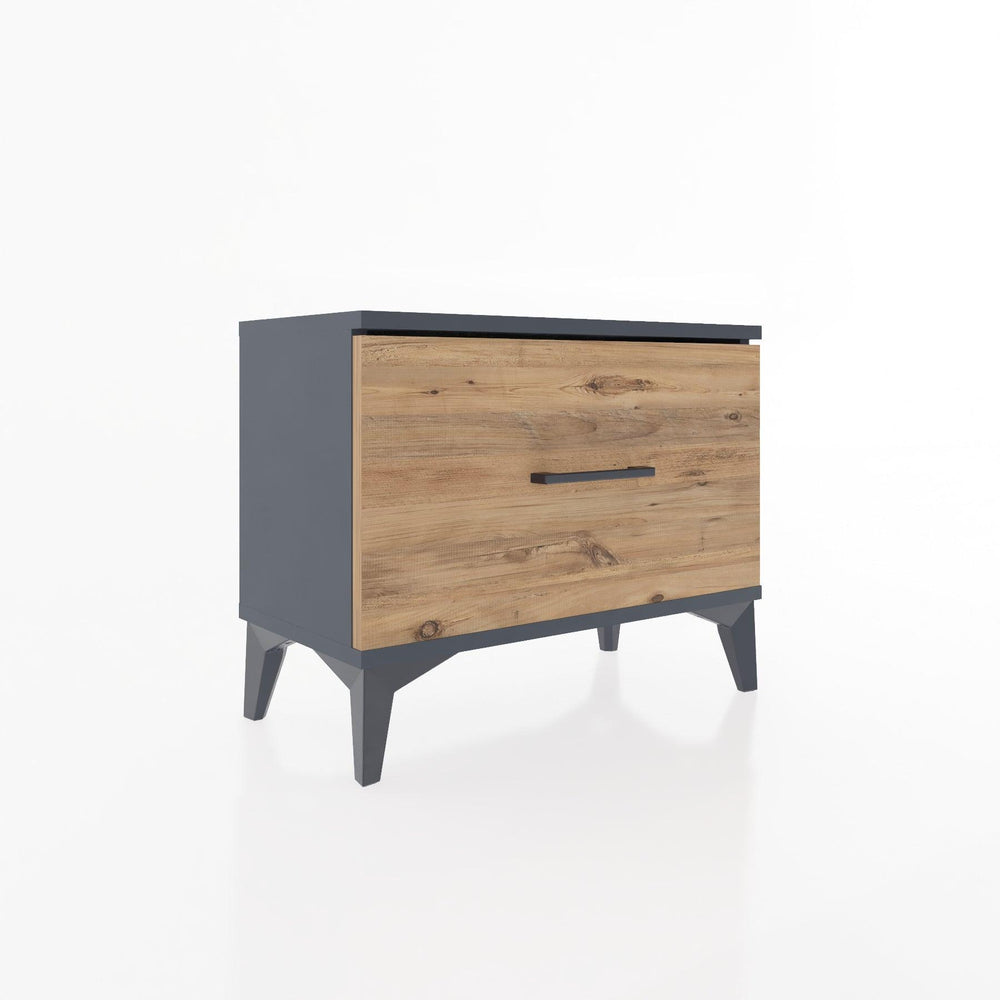 Woodntry Modular Nightstand Anthracite 60x30x36 cm Drawer C1-2