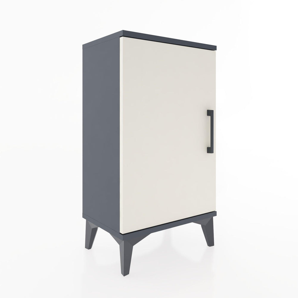 Woodntry Modüler Komodin Tek Kapaklı 44x30x68 cm Antrasit - Woodntry