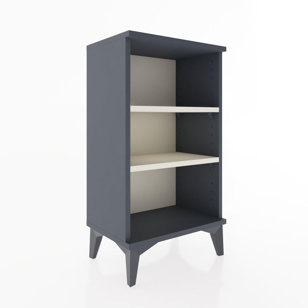 Woodntry Modüler Komodin Üç Raflı 44x30x68 cm Antrasit - Woodntry