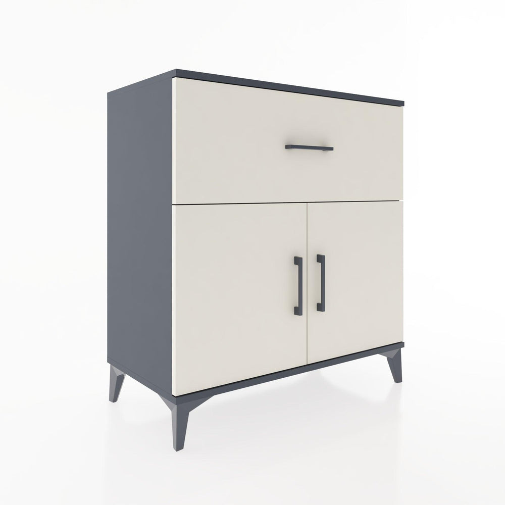 Woodntry Modular Dresser Anthracite 88x44x84 cm with Cover and Drawer KC49-2