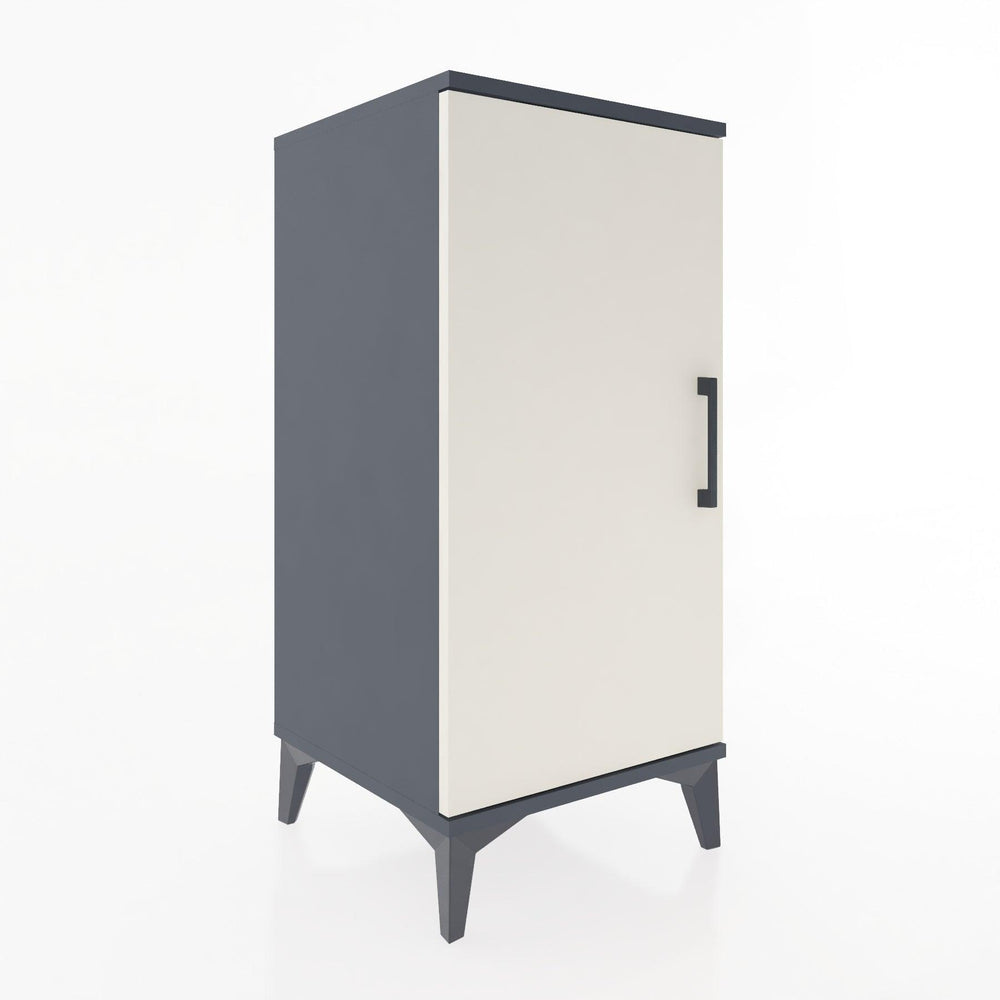 Woodntry Modular Nightstand Anthracite 44x44x84 cm with Lid K23-2