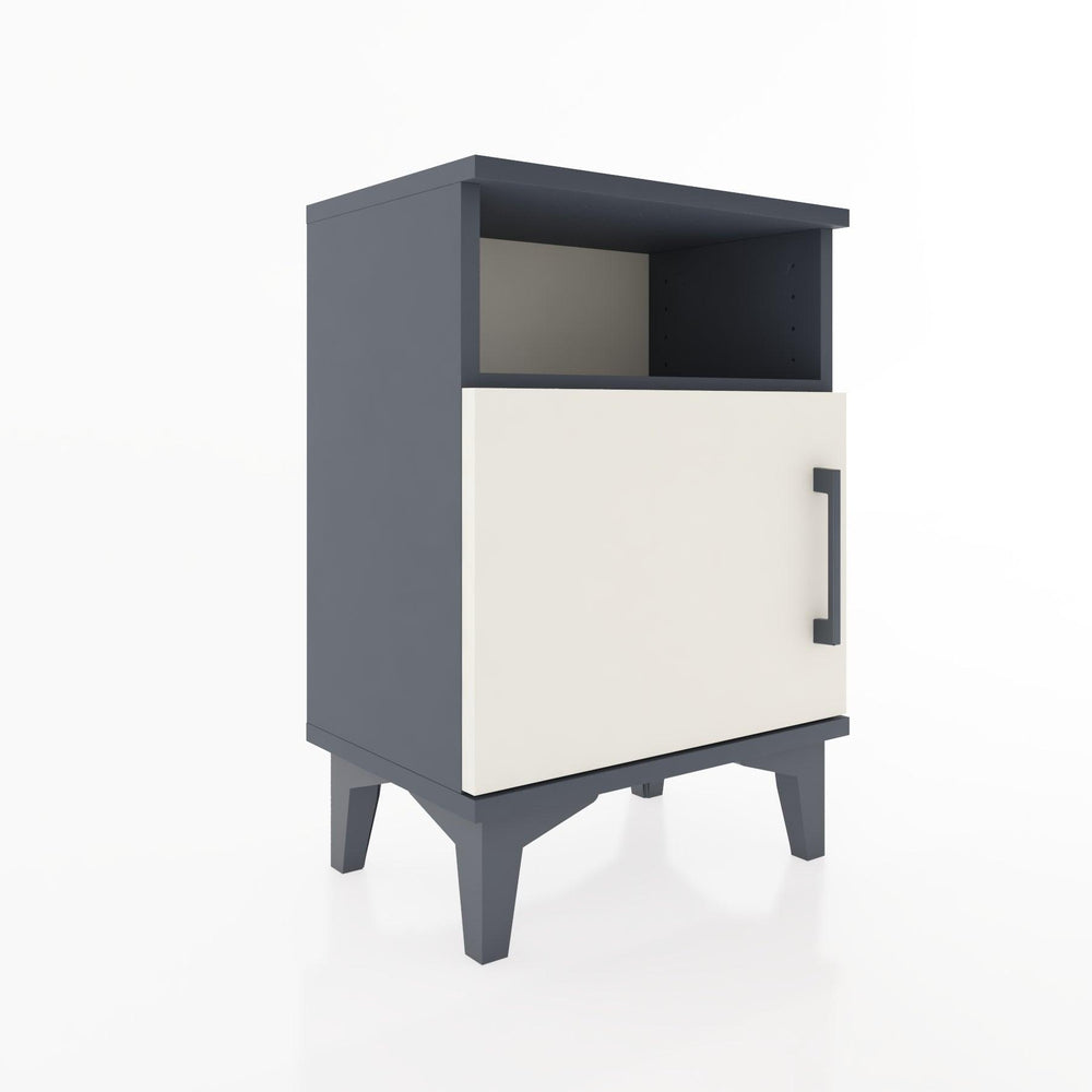 Woodntry Modüler Komodin Raf ve Tek Kapaklı 44x30x52 cm Antrasit - Woodntry