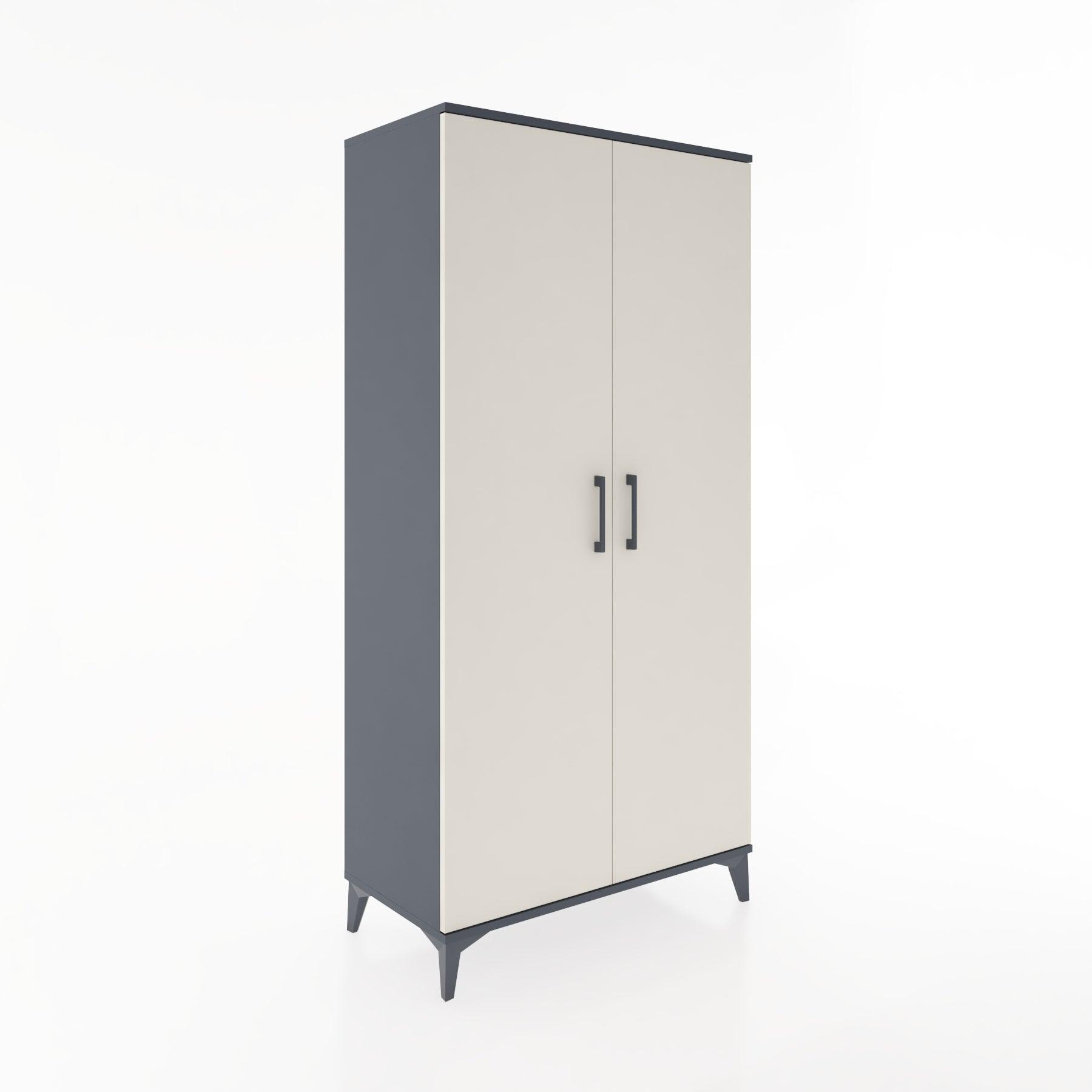 Woodntry Modular Cabinet Anthracite 88x44x170 cm with Cover K31-2