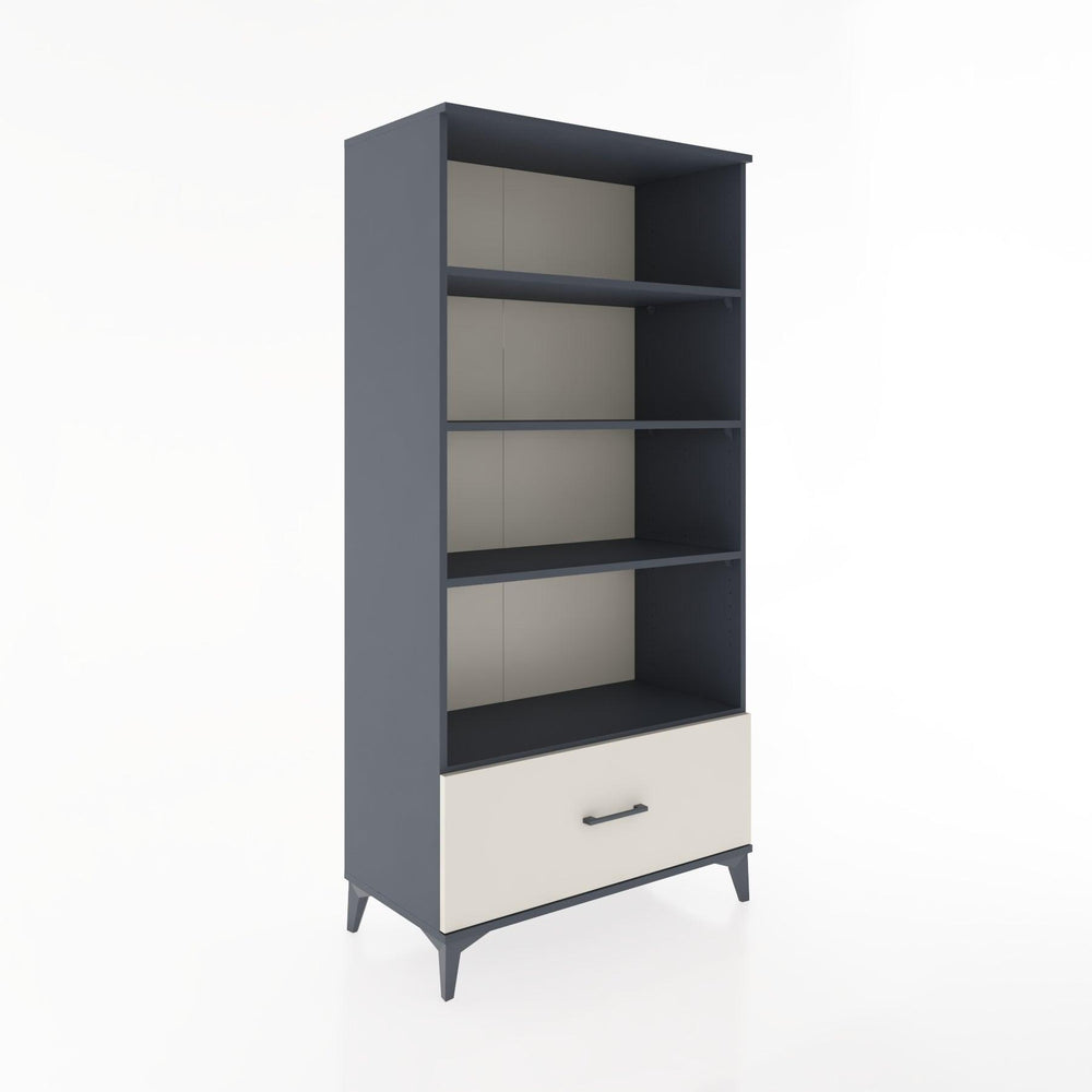 Woodntry Modular Cabinet Anthracite 88x44x170 cm with Drawers and Shelves CR44-2