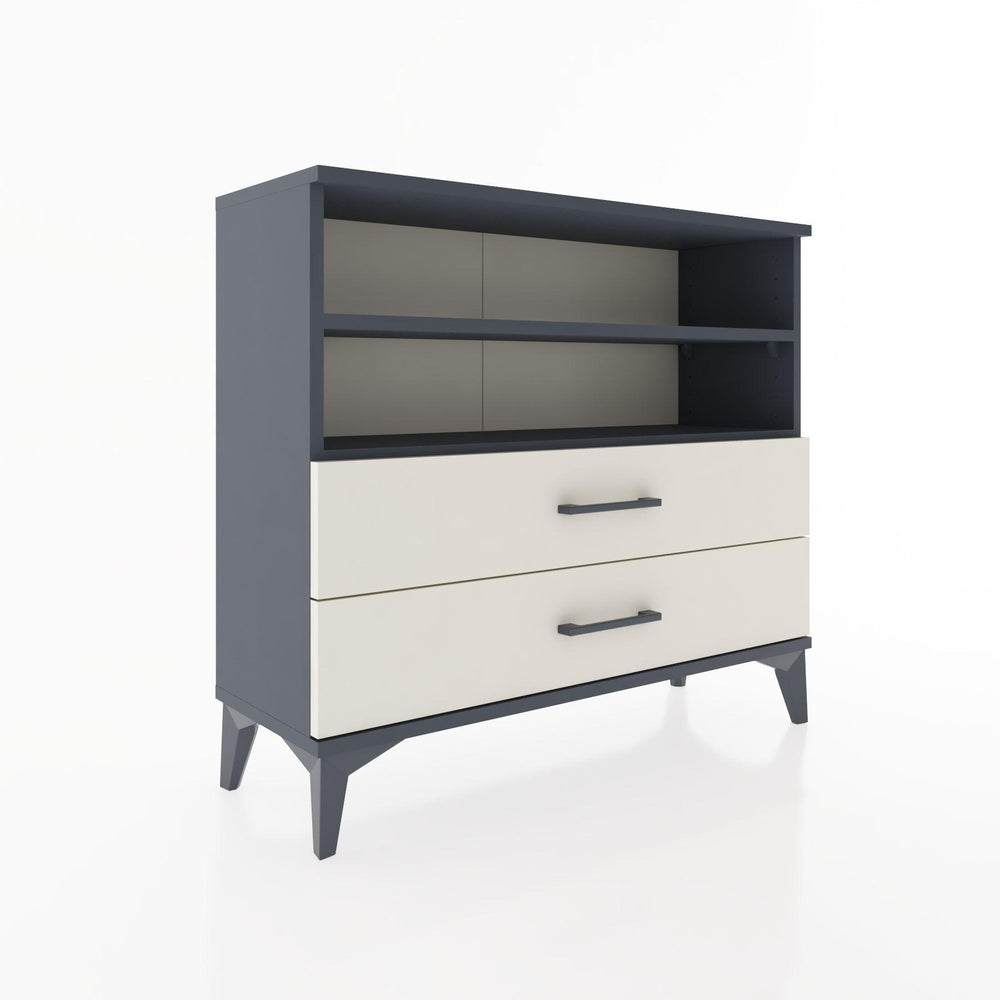 Woodntry Modüler Şifonyer İki Çekmeceli V2 88x30x68 cm Antrasit - Woodntry