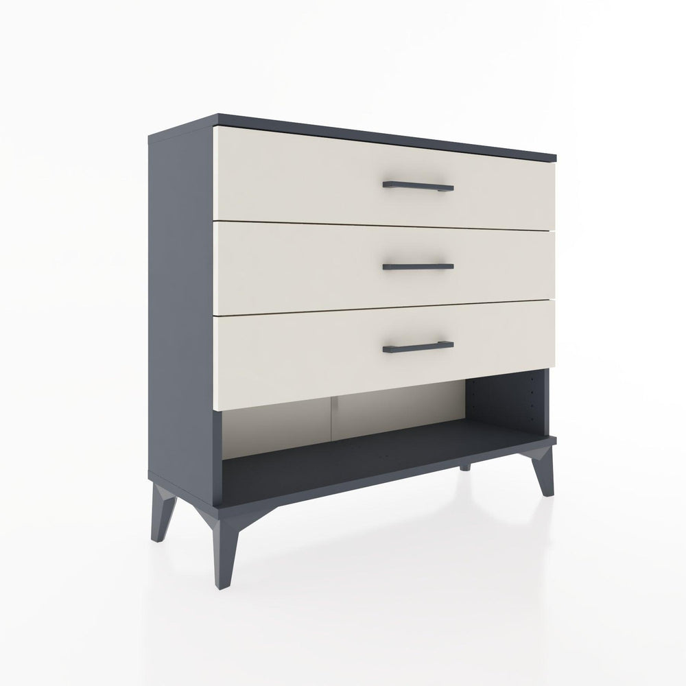 Woodntry Modüler Şifonyer Üç Çekmeceli V1 88x30x68 cm Antrasit - Woodntry