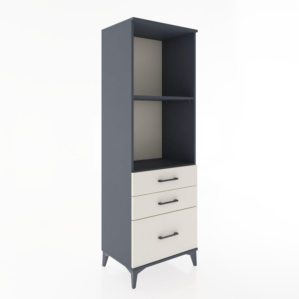 Woodntry Modular Cabinet Anthracite 60x44x170 cm with Drawers and Shelves CR42-2