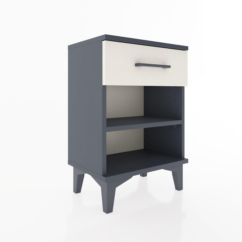 Woodntry Modüler Komodin Tek Çekmeceli 44x30x52 cm Antrasit - Woodntry