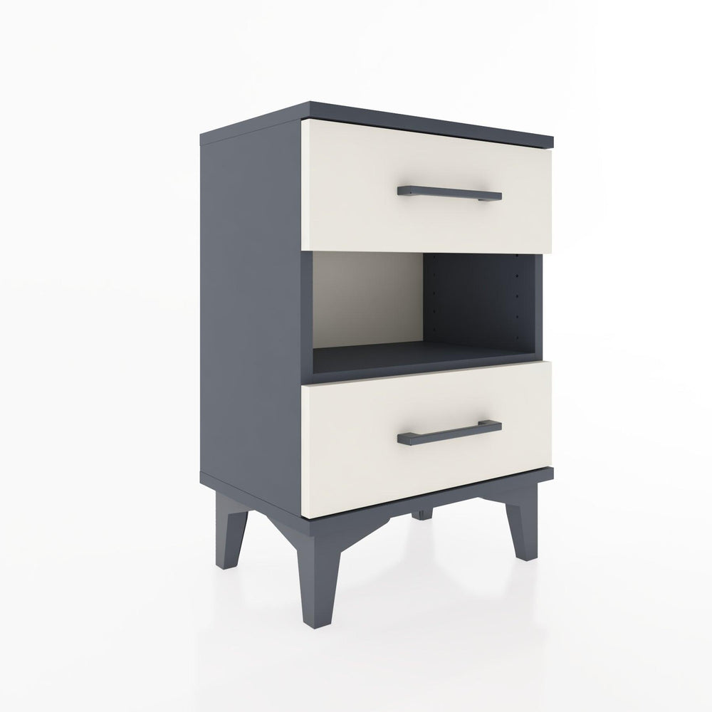 Woodntry Modüler Komodin Çekmece ve Raf 44x30x52 cm Antrasit - Woodntry