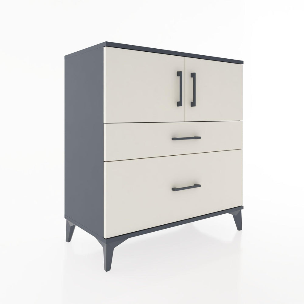 Woodntry Modular Dresser Anthracite 88x44x84 cm with Cover and Drawer KC109-2