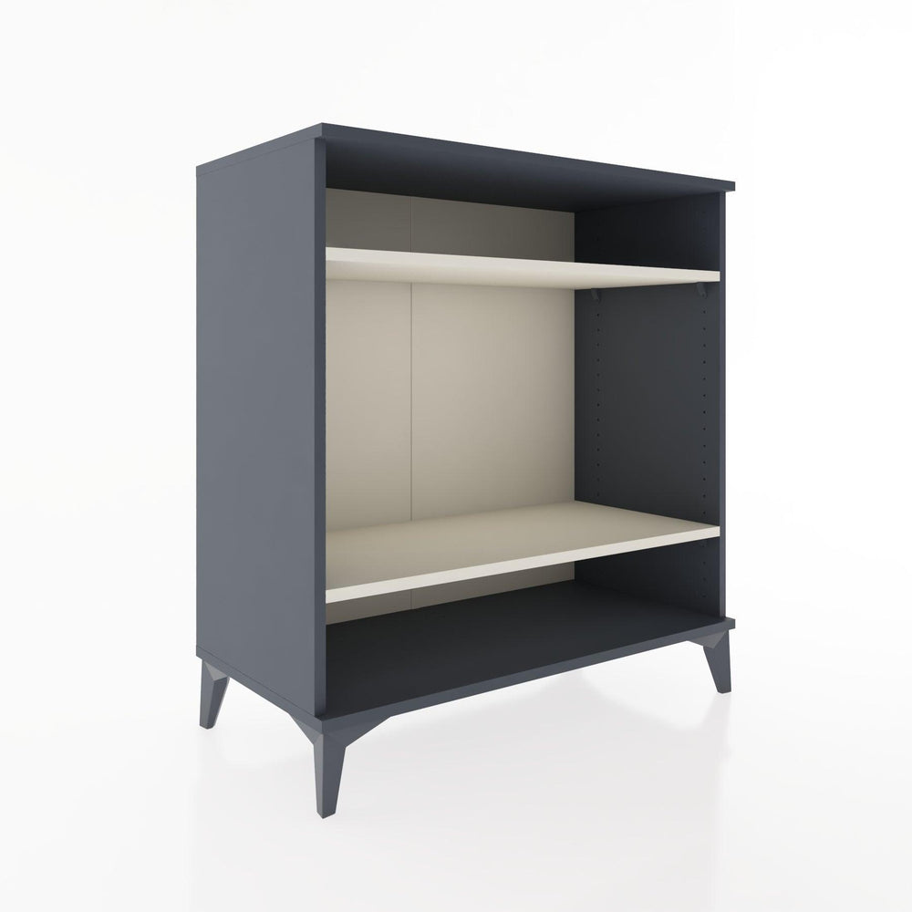 Woodntry Modüler Şifonyer Antrasit 88x44x84 cm Raflı R122-2