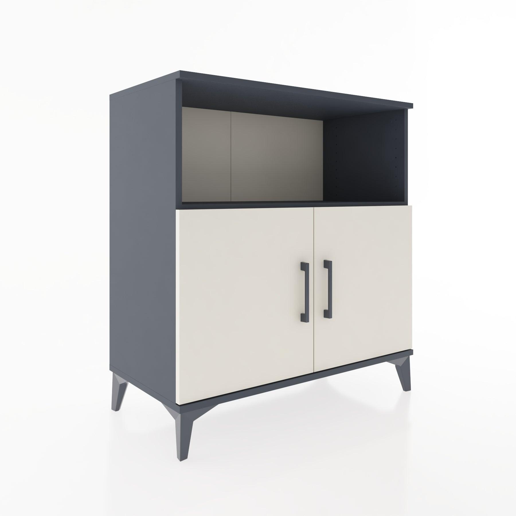 Woodntry Modular Dresser Anthracite 88x44x84 cm with Cover and Shelf KR41-2