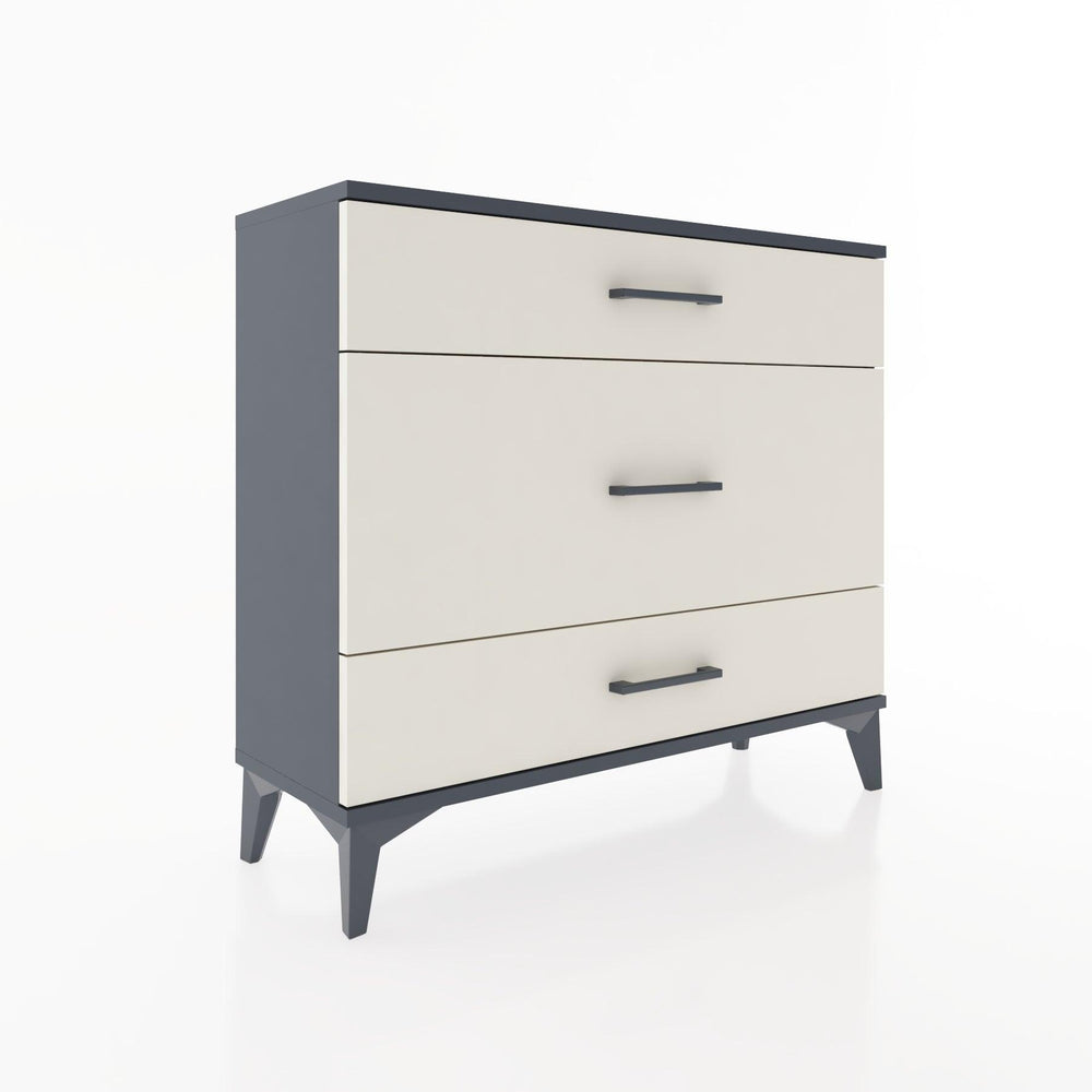 Woodntry Modüler Şifonyer Üç Çekmeceli V5 88x30x68 cm Antrasit - Woodntry